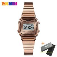 ราคา SKMEI นาฬิกาผู้หญิงกันน้ำ3Bar สำหรับผู้หญิงนาฬิกาดิจิตอลหน้าปัดเล็กๆแฟชั่น Feminino นาฬิกากีฬา1901 1647 1123 (21483897268)