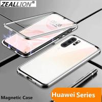ราคา ZeallionสำหรับHuawei Mate 20 P20 P40 Lite P30 Proกระจกสองด้านการดูดซับแม่เหล็กClearกระจกเทมเปอร์ 360 Fullเคสป้องกันโทรศัพท์ พร้อมในสต็อก (731704605)