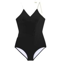 ราคา ชุดว่ายน้ำวันพีซสด เซ็กซี่ ผ้าเนื้อดี วันพีซ บิกินี่ Bikini 2สี ชุดว่ายน้ำเปิดไหล่เอวสูงเซ็กซี่ (15827808778)