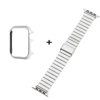 ราคา Apple Watch Series สายแบบเปลี่ยนได้ iwatch 7 6 SE 5 4 3 2 1 iwatch 41mm 45mm 44mm 38mm 40mm 42mm 49mm Stainless Steel Clasp Lock Mens Wristband Loop Stainless Steel Adjustable (21209590407)