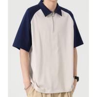 ราคา becoolman เสื้อเชิ้ตซิปสไตล์เกาหลีสำหรับผู้ชายเสื้อโปโลสบาย ๆ (21956831618)