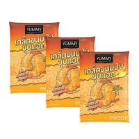 ราคา Yummy เกล็ดขนมปังชุบทอด ขนาด 30 กรัม สีส้ม 3 ซอง (21960448133)