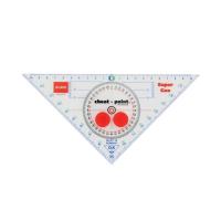 ราคา ไม้บรรทัดเรขาคณิต วัดมุมได้ 360องศา ด้วย CheatPoint KUM SuperGeo1 CheatPoint Geometry triangle 22cm Cheat Point angle rose for a fast 360 degree orientation G2251411 (16243840503)