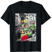 ราคา Nickelodeon Classic Nicktoons แขวนอยู่บนเสื้อยืดเสื้อยืดชายและหญิง (21734397210)
