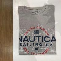 ราคา จุดผ้าฝ้าย 100 NAUTICA Nautica ใหม่ผู้ชายฤดูร้อนสบาย ๆ คอกลมแขนสั้นเสื้อยืด (18442303534)
