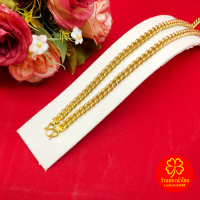 ราคา สร้อยคอทองเหลืองโบราณลายเลส ความยาว 26 นิ้ว งานทองเหลืองแท้ งานดิบไม่ได้ชุบ ทองเหลืองโบราณ (21686762749)