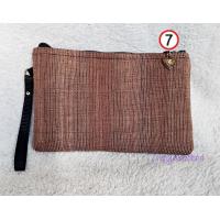 ราคา กระเป๋าผ้าคราม กระเป๋าสตางค์คล้องแขน ผ้าฝ้ายทอมือย้อมครามธรรมชาติแท้ จ สกลนคร ขนาด 13x20 ซม (16330439146)