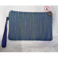 ราคา กระเป๋าผ้าคราม กระเป๋าสตางค์คล้องแขน ผ้าฝ้ายทอมือย้อมครามธรรมชาติแท้ จ สกลนคร ขนาด 13x20 ซม (16330439143)