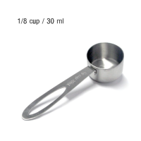 ราคา ตวงสแตนเลสสตีลช้อนสแตนเลส Sendok Takaran Kopi วัดช้อนตักนมผงปรุงรสช้อนตักน้ำตาลผลไม้ขุดไอศครีมช้อน1 8ถ้วยหรือ30มิลลิลิตร (19647775739)