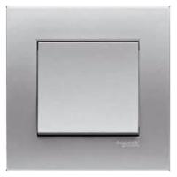 ราคา Vivace Schneider electric สวิทซ์ไฟทางเดียว 1 ปุ่ม one way switch 1Gang (134011893)