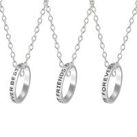 ราคา RF studio สร้อยคอโลหะผสม ทรงสามเหลี่ยม ลาย Best Friend And Ever Forever BFF Forever Friendship 5 ชิ้น (19855295333)