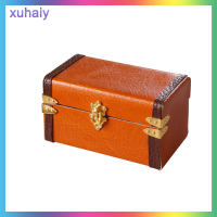 ราคา xuhaiy บ้านตุ๊กตา1 12กระเป๋าเดินทางขนาดเล็กกล่องเก็บของหนังแนววินเทจของตกแต่งบ้านโมเดลของเล่นตุ๊กตาของตกแต่งบ้าน (21423045110)