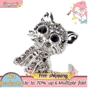 ราคา Cozyroom เข็มกลัดแฟชั่นสำหรับแมวตัวน้อยน่ารักเสื้อโค้ทสีเงินแบบโบราณ (20826321108)