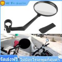 ราคา XIULOREADY 1 pcs กระจกมองหลังจักรยาน กระจกมองข้างหลังสีดำหมุนได้ 360 สำหรับแฮนด์มอเตอร์ไซค์ (7734063977)