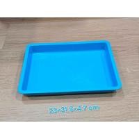 ราคา ถาด ถาดพลาสติก ขนาด 23 31 5 4 7CM ถาดกลม ถาดเสริฟ ถาดเสริฟอาหาร ดูดีสีพื้น (21930318857)