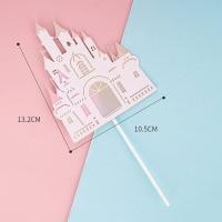 ราคา ป้ายปักเค้ก ป้ายปักปราสาทเกล็ดหิมะเจ้าหญิงแช่แข็ง ป้ายตกแต่งเค้กงานแต่ง งานเลี้ยง งานวันเกิด C15 (16957794259)