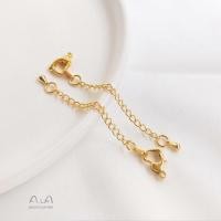 ราคา ห่วงโซ่ชุบสี18 K สีทองและขาวทองชมพูสร้อยข้อมือสร้อยคอ Diy อุปกรณ์เสริมเครื่องประดับวัสดุ (10851202604)