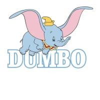 ราคา ตัวรีดติดเสื้อ F 160 การ์ตูนช้างดำโบ้ ช้างน้อยสีฟ้า ตัวรีดแผ่นฟิล์มร๊ดร้อน (19897755066)