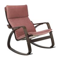 ราคา INDEX LIVING MALL เก้าอี้โยกพักผ่อน velvet รุ่นริโปโซ่ สีกาแฟ ชมพู (10325909862)