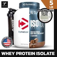 ราคา Dymatize ISO100 Hydrolyzed Protein Powder 100 Whey Isolate Protein 5 Lbs 71 Servings เวย์โปรตีนไอโซเลท Chocolate (20592399773)