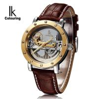 ราคา นาฬิกา IK Colouring รุ่น GC1 ของแท้ 100 กันน้ำได้ นาฬิกาออโตเมติก ระบบ Self Wind Automatic Movement เรือนสแตนเลสแท้ สายหนังแท้สีน้ำตาลเข้ม รับประกันสินค้า 1 ปี (666630704)