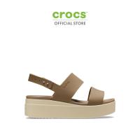 ราคา CROCS รองเท้าแตะผู้หญิง BROOKLYN LOW WEDGE รุ่น 2064532YI BLACK MUSHROOM (21854053198)