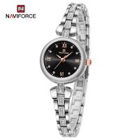 ราคา NAVIFORCE Watch for Women Original Branded Genuine Stainless Steel Waterproof Diamond Watch Elegant Quartz Ladies Watches (21357621899)
