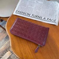 ราคา กระเป๋าสตางค์หนังแกะแท้ 100 ลายสาน ใส่โทรศัพท์ได้ทุกรุ่น ใส่การ์ดได้ 12 ใบ มีสายคล้องมือ หนังนุ่มมาก น่าใช้สุดๆ กระเป๋าสตางค์ กระเป๋าใส่เหรียญ กระเป๋าตัง (21398944135)