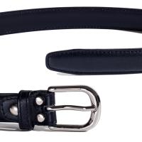 ราคา เข็มขัดหนังวัวแท้ 2CM หัวสีเงิน สายลายเรียบ (21923879581)