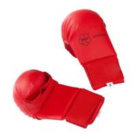 ราคา ถุงมือคาราเต้ สนับแขน WKF approved แดง นำ้เงิน นวมคาราเต้ KARATE Hand gloves ชุดคาราเต้ (21416429214)
