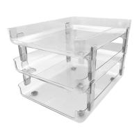 ราคา Orca กะบะพลาสติก 3 ชั้น DT S3N สำหรับใส่กระดาษ A4 ผลิตจากพลาสติกคุณภาพดี แข็งแรงทนทาน วัสดุสวยงาม (17577570143)