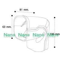 ราคา รางแอร์ NANO อุปกรณ์รางแอร์ ฝาครอบราง ข้องอโค้ง ข้องอมุม รางพลาสติก ข้องอ มุม NANO 90 องศา 24 ชิ้น กล่อง AC65 ุ65 มิล AC75 ุ75 มิล (21497236241)