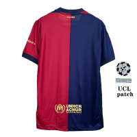 ราคา FCB Barcelona เสื้อแข่งบาร์เซโลน่า เหย้า Home 24 25 เสื้อฟุตบอลชาย (21926903995)