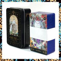ราคา ไพ่ทาโรต์กล่องดีบุก Muse Cat Tarot พร้อมหนังสือคู่มือกระดาษ ขนาดพกพา10 3X6ซม ไพ่ทำนาย ไพ่ยิปซี ไพ่ออราเคิล ไพ่ยิบซี ไพ่ทาโร่ ไพ่ดูดวง ไพ่ทาโรต์ Tarot Card Deck (21915757379)