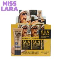 ราคา 12หลอด HASAYA GIRL Gold Collagen Sun Cream ครีมกันแดดและบำรุงผิวหน้า ลดเลือนริ้วรอย ปกป้องผิวจากแสงแดด SPF60 (21794659677)
