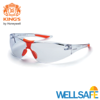 ราคา KINGS แว่นตานิรภัย แว่นเซฟตี้ รุ่น KY8811A เลนส์ใส Safety Glasses แว่นกันฝุ่น (13270287350)