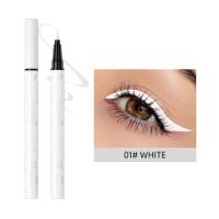 ราคา อายไลเนอร์สีขาว12สีเขียนขอบตาแบบแห้งเร็วอายไลเนอร์สีขาวกันน้ำติดทนนาน (21496262896)