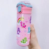 ราคา กระติกน้ำ Carebears 500ml ขวดน้ำสำหรับเด็ก กระติกน้ำเก็บอุณหภูมิ รูปแบบการ์ตูน 304 สแตนเลส มีหลอดดูด แบบมีที่หิ้วในตัว (20795487985)