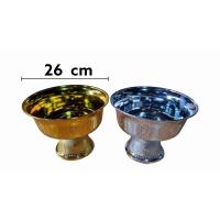 ราคา พานลาว พานรัฐธรรมนูญ ขนาด 1214161820222426 ซม พานเงิน พานทอง คละลาย (19878787248)