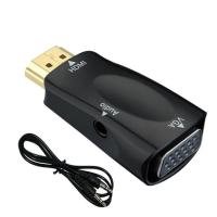 ราคา MIni สายแปลง สายแปลงจาก HDMI ออก VGA audio HDMI to VGA audio Converter Adapter HD1080p Cable Audio Output (21849762299)