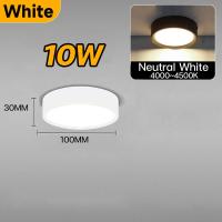 ราคา ไตรรงค์ ไฟดาวน์ไลท์ LED โคมไฟเพดาน Downlight ไฟ LED 3 สีเปลี่ยน ดาวน์ไลท์แบบติดตั้งบนพื้นผิวไฟเพดานทรงกลม 220 265V ใช้สำหรับห้องนอนห้องครัว ไฟ led ไฟติดเพดาน ไฟเพดาน ไฟห้องนอน (21952971488)