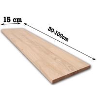 ราคา ชั้นวางของ ไม้ยางพารา17 mm กว้าง 15 x ยาว 30 100 cmเหมาะสำหรับงาน DIY ชั้นวางหนังสือไม้ยางพารา ตัดด้วยเครื่อง CNC (12493892898)