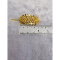 ราคา รัดเกล้าครึ่งเสี้ยวลายดอกพิกุล เครื่องประดับชุดไทย (21148711266)