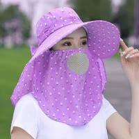 ราคา หมวกกันแดด ป้องกันรังสียูวี ปีกกว้าง อเนกประสงค์ แฟชั่นฤดูร้อน สําหรับผู้หญิง Shawl sun hat หมวกกันแดดปีกกว้าง (21932467594)