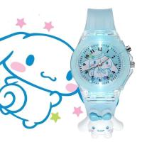 ราคา Sanrio นาฬิกาเด็กลายการ์ตูนนาฬิกาเฮลโหลคิตตี้การ์ตูนอะนิเมะ Kuromi My Melody Cinnamoroll 7สีสันสดใสเรืองแสง (21988781663)