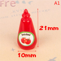 ราคา Fre 10ชิ้น เซ็ต1 12 dollhouse Miniature อาหารมินิซอสมะเขือเทศซอสช็อกโกแลต (20533383836)