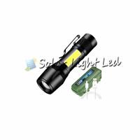 ราคา พลาสติก Portable Flashlights Mini ไฟฉายสว่างมาก CREE LED XPE COB ซูมได้ (21652291322)