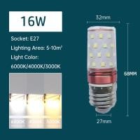 ราคา หลอดไฟ LED E27 E14โคมไฟโคมไฟความสว่างสูง12W 16W 18W โคมระย้าหลอดไฟคอร์น AC 220V (21738241102)