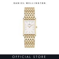 ราคา 2 years warranty Daniel Wellington Bound 32x22mm 9 link Gold White Dial Fashion Watch for women Stainless Steel Strap Watch Female Watch DW Official Authentic นาฬิกา ผู้หญิง (21543578244)