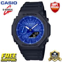 ราคา ต้นฉบับ G Shock GA2100 ผู้ชายกีฬานาฬิกาคู่แสดงเวลา 200 เมตรกันน้ำกันกระแทกเวลาโลก LED แสงอัตโนมัติรับประกัน 4 ปี GA 2100 1A4 100 ใหม่แท้ (21559392445)